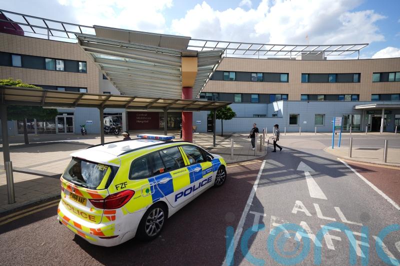 ‘Pickaxe-wielding attacker wounds two’ in hospital rampage