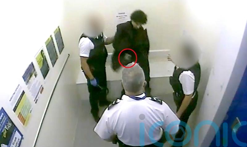 CCTV and body cam footage charted how custody block killer hid gun from police