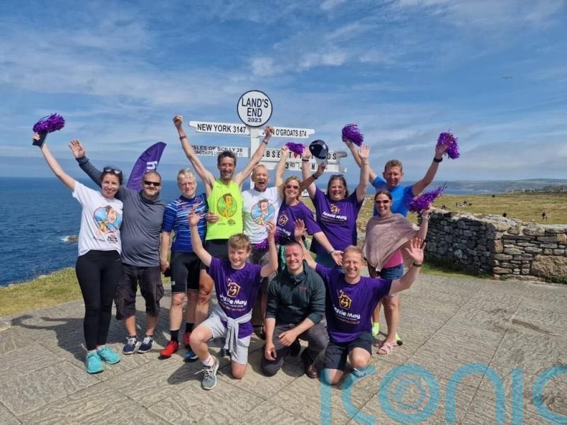 Commentator completes charity challenge down length of UK in memory of friends