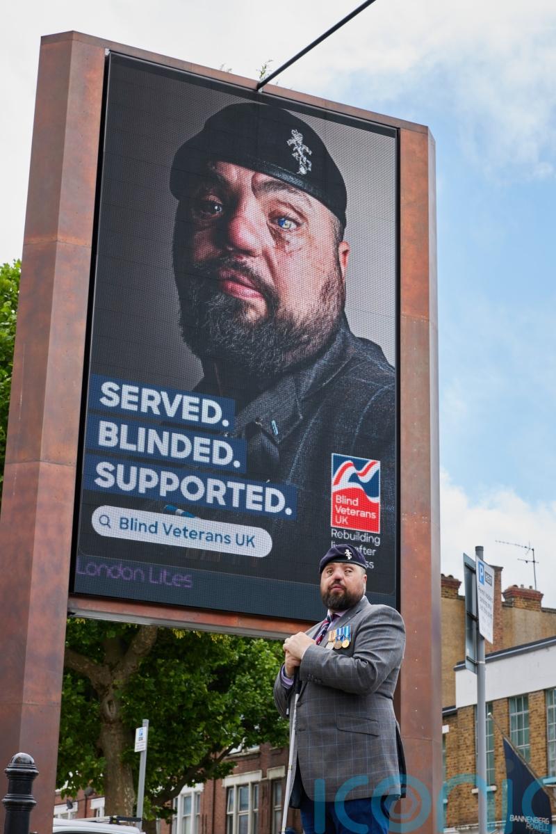 Veteran with sight-loss proud to be part of Armed Forces Day portrait campaign