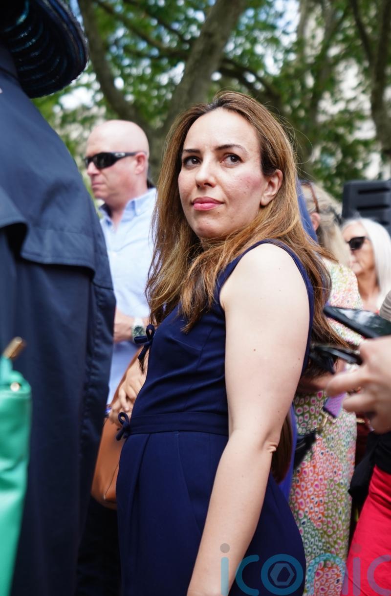 Julian Assange’s wife says ‘it is now or never’ at US extradition protest