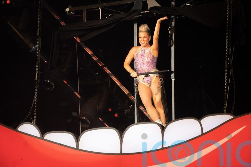P!nk stuns crowds with aerial stunts at BST Hyde Park