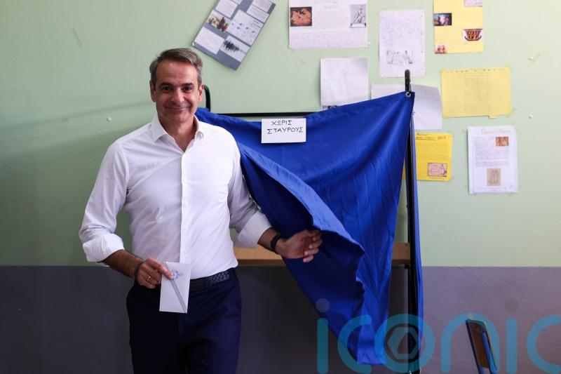Official projections in Greek election show landslide win for New Democracy party