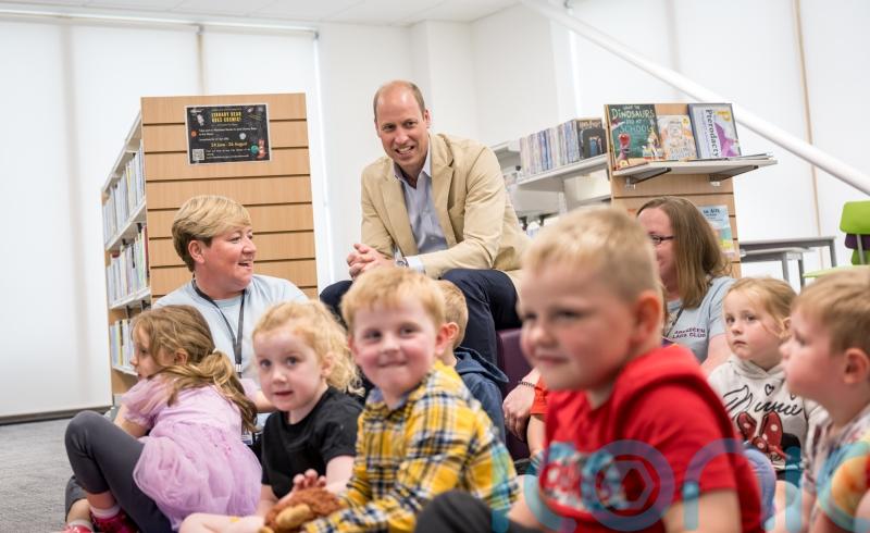 William visits Aberdeen on UK tour supporting anti-homelessness project