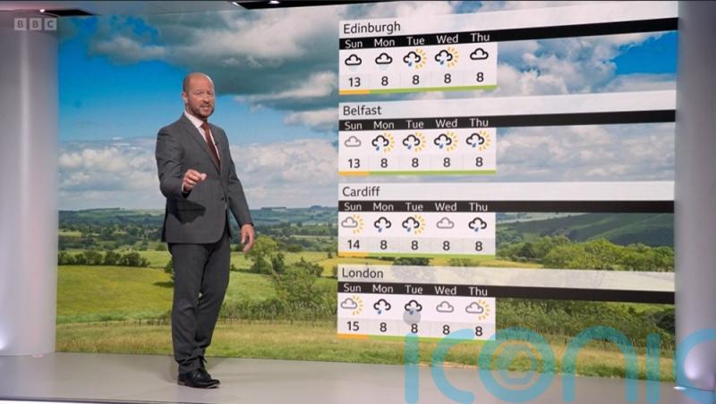 BBC Weather apologises for ‘technical issues’ showing low temperatures