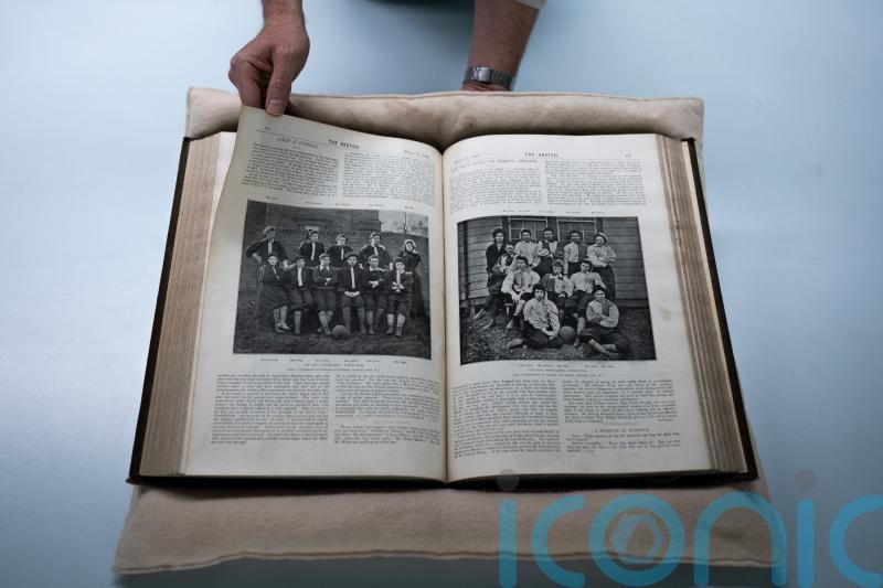 Archivists give sports fans rare glimpse into early days of women’s football