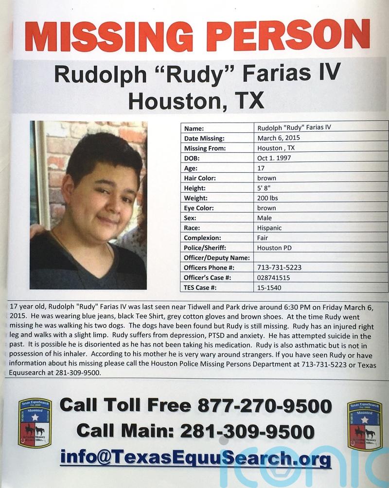 A Texas man who went missing as a teenager in 2015 has been found alive