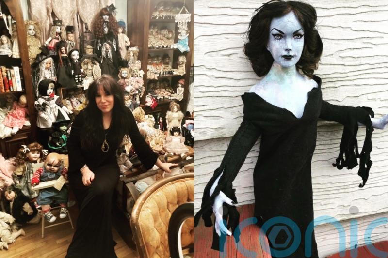 Gothic artist who used to collect Barbie figurines now has an entire room full of 300 creepy dolls worth over £19k
