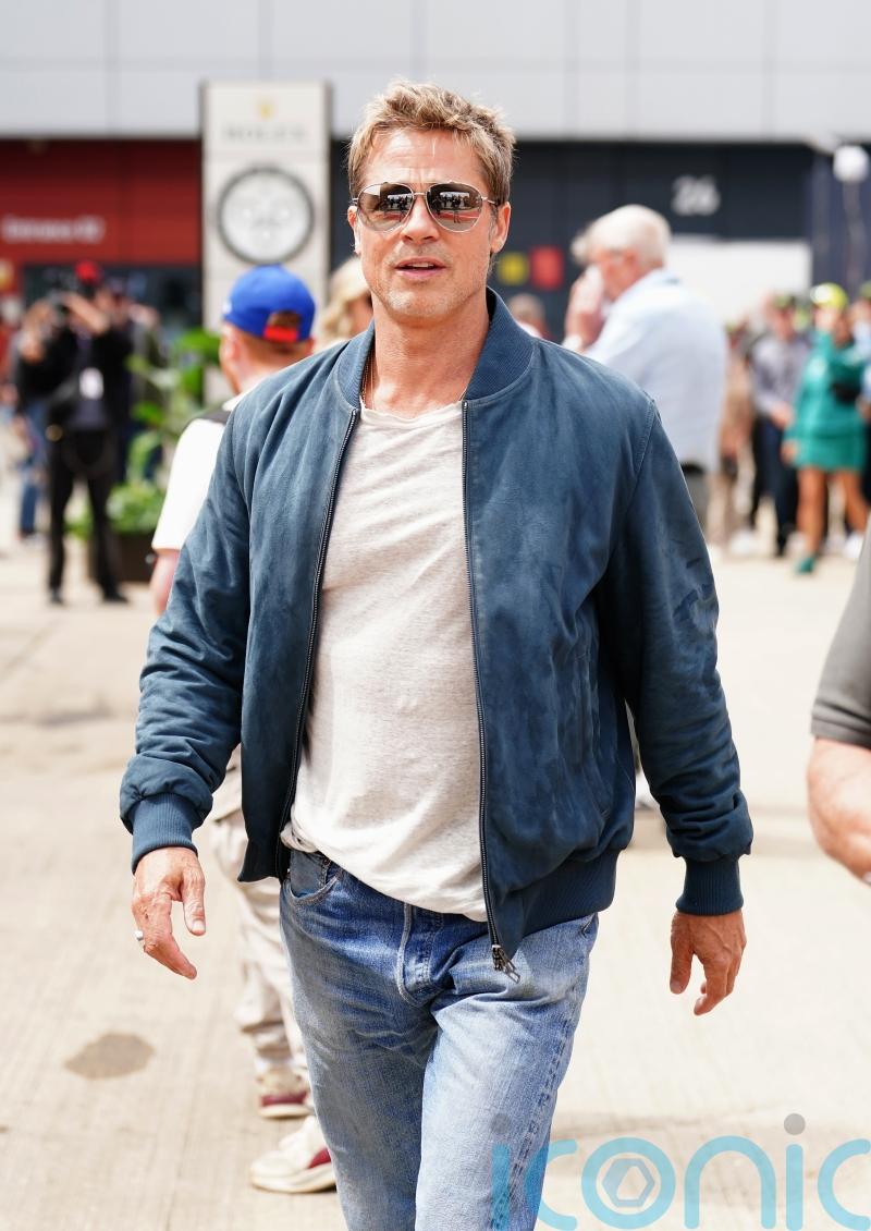 Brad Pitt arrives ahead of British Grand Prix to film for F1 blockbuster