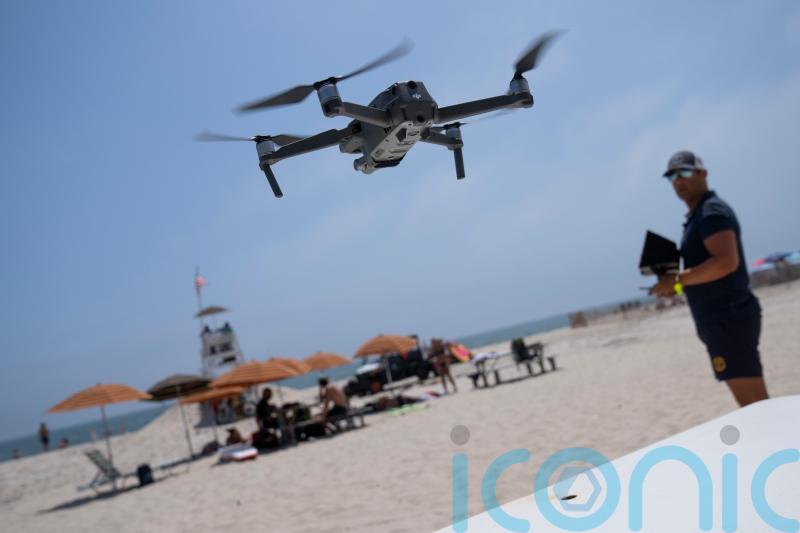 Drones sweep for sharks along New York’s coast amid rise in human encounters