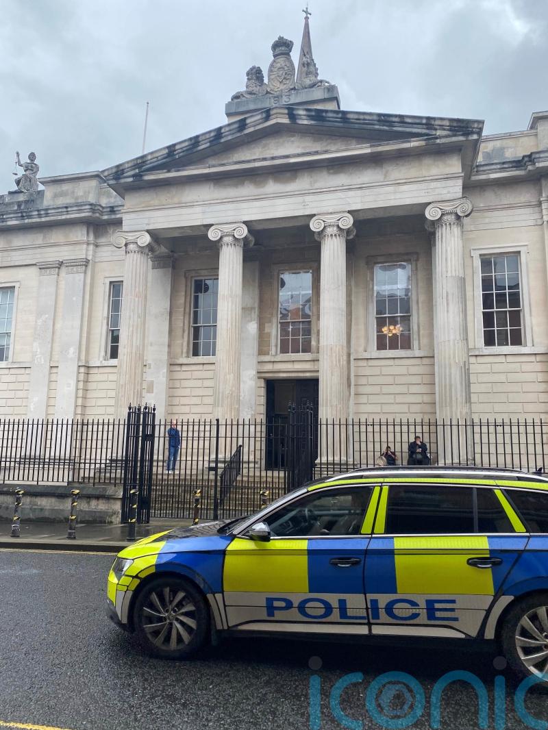 Three men remanded over &lsquo;letter claiming responsibility for attack on detective&rsquo;