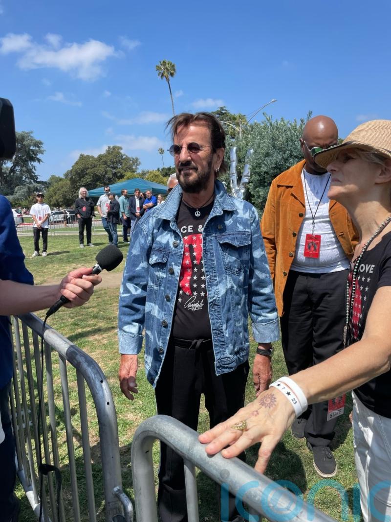 Ringo Starr: I caught ‘flashes’ of son Zak Starkey’s show at Glastonbury