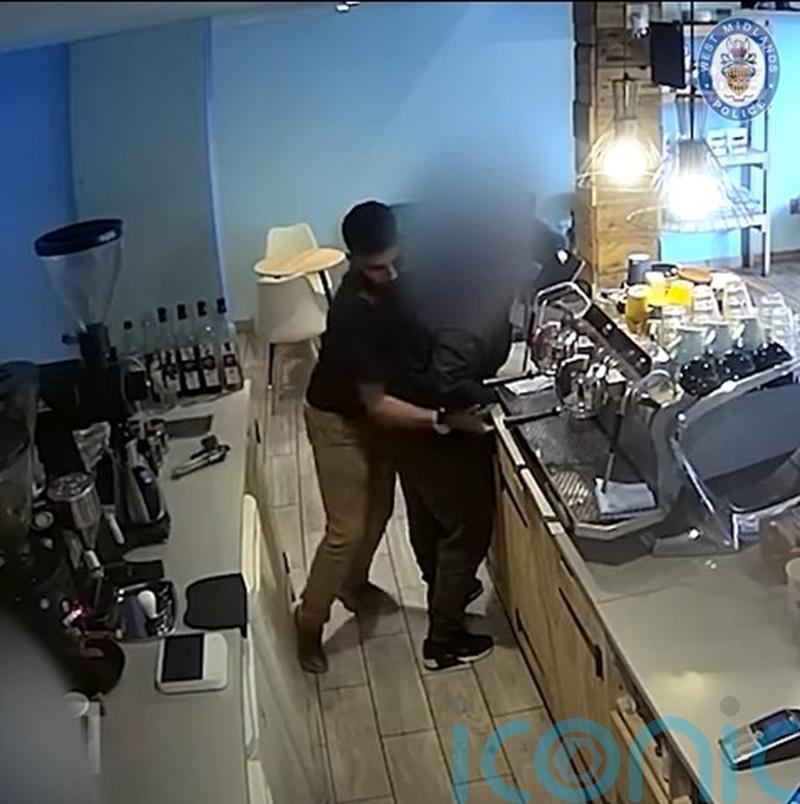 CCTV shows moment off-duty special constable disarms gunman while getting food