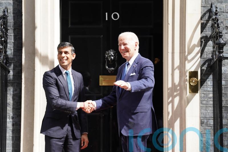 Ukraine and Nato on the agenda as Biden meets Sunak at No 10