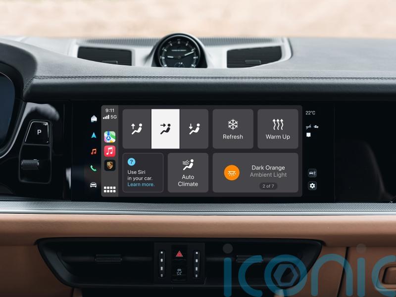 Porsche integrates vehicle function controls into Apple CarPlay