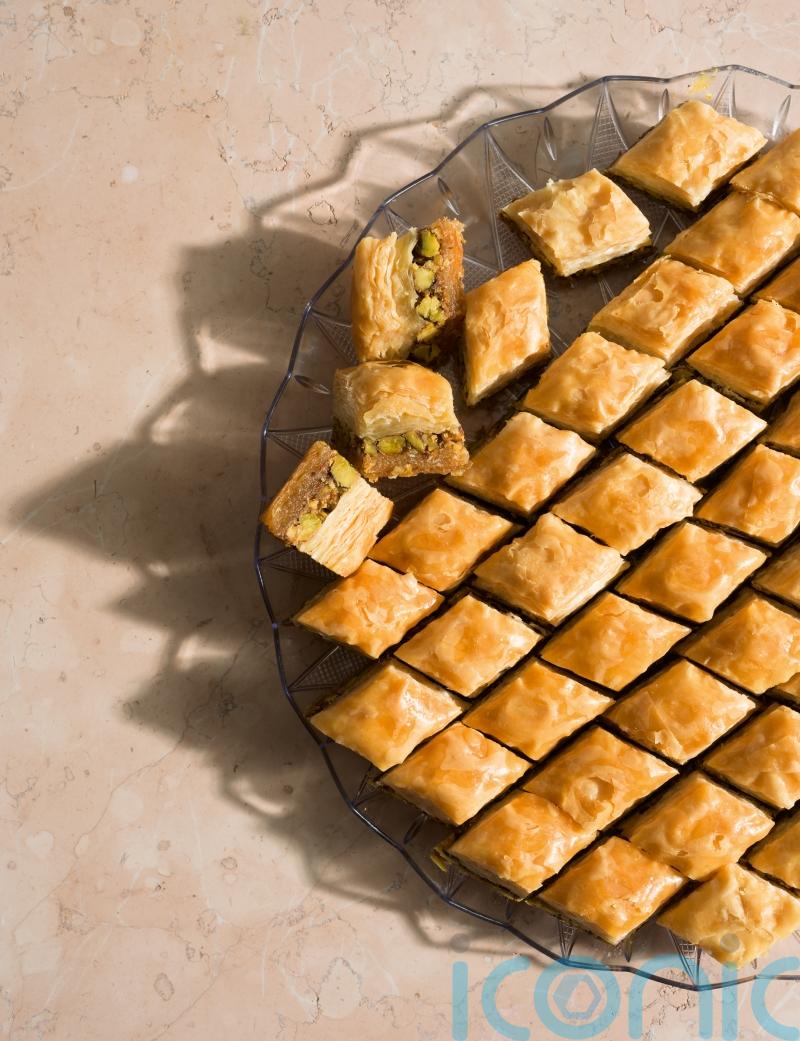Imad Alarnab&rsquo;s pistachio and walnut baklawa recipe