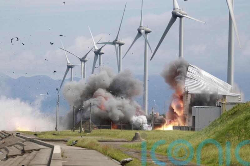Japanese space agency rocket explodes during testing