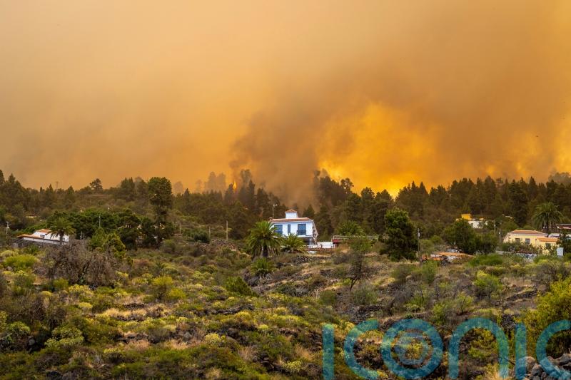 Thousands evacuated as wildfire hits La Palma in Canary Islands