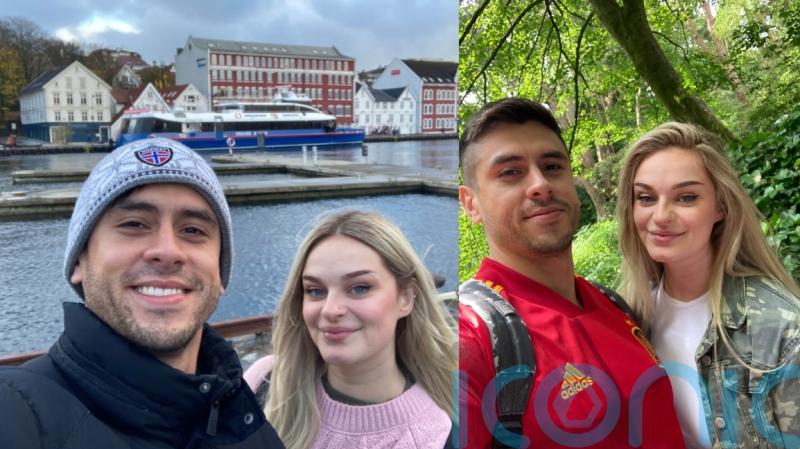 Couple who met on cruise plan to tie the knot after spending just 11 days together having lived 7,000 miles apart