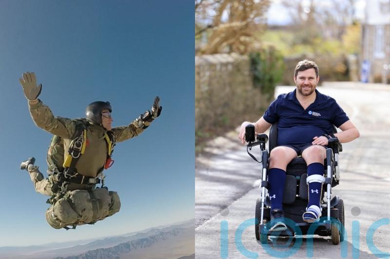 RAF parachute instructor who was left paralysed after collision at 900 feet to complete fifth half marathon for charity