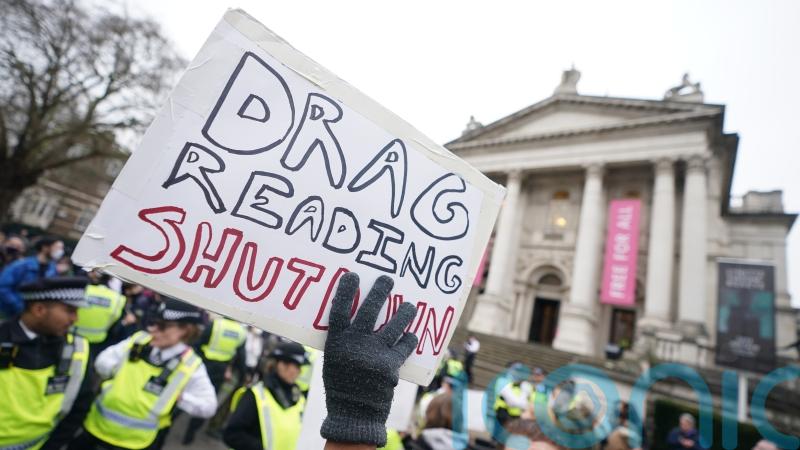 Man denies public order offence after Tate Britain drag queen story time protest