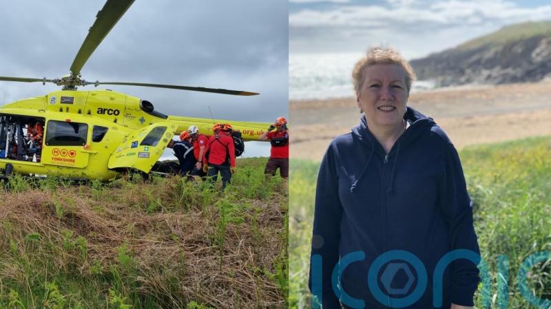 Phone app guides medics to mum’s rescue after broken ankle on moorland but bone reset was pain ‘worse than childbirth’