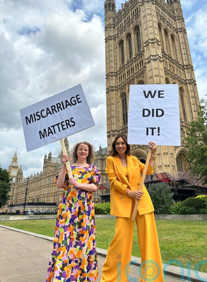 Myleene Klass turns ‘pain of miscarriages into power’ with campaigning win