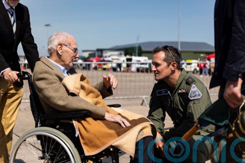 RAF war veteran, 99, is special guest at Lossiemouth’s friends and family day