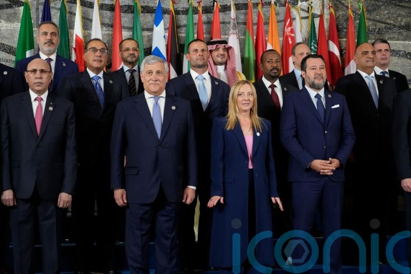 Conference with aim of stopping flow of migrants to Europe takes place in Rome