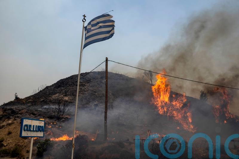 Repatriation flights return British holidaymakers from Rhodes after wildfires