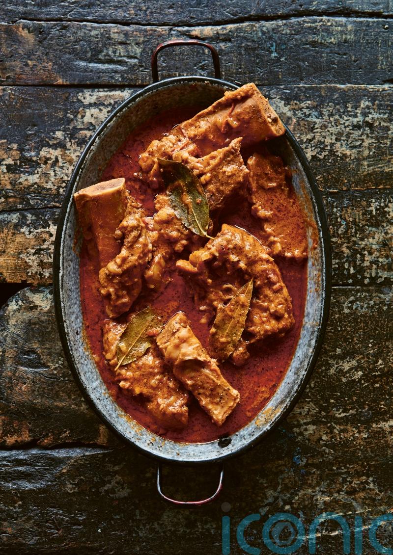 Maria Bradford’s braised beef short ribs in peanut and coconut milk recipe