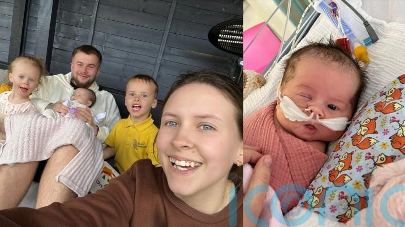 Absolutely terrifying: Dad, 23, saves two-month-old daughter’s life with CPR after she stops breathing and turns blue
