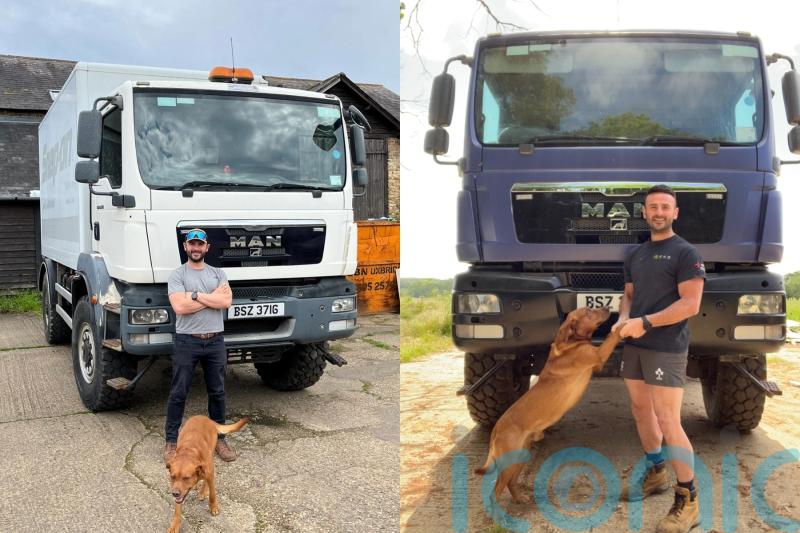 Briton and pet Labrador to take one-way 10,000-mile drive to Australia in ‘bougie’ converted lorry after fiancee break-up