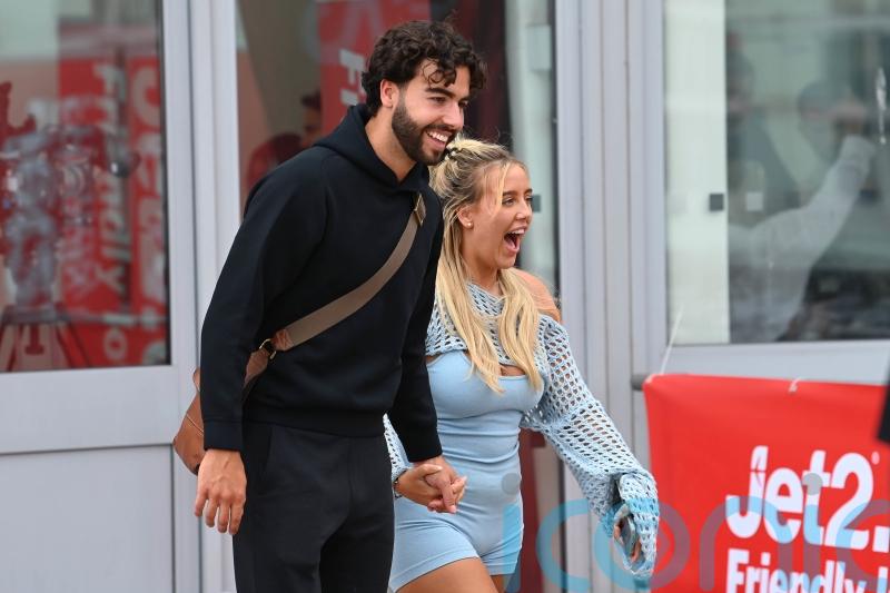 Love Island 2023 winners Sammy Root and Jess Harding return to UK