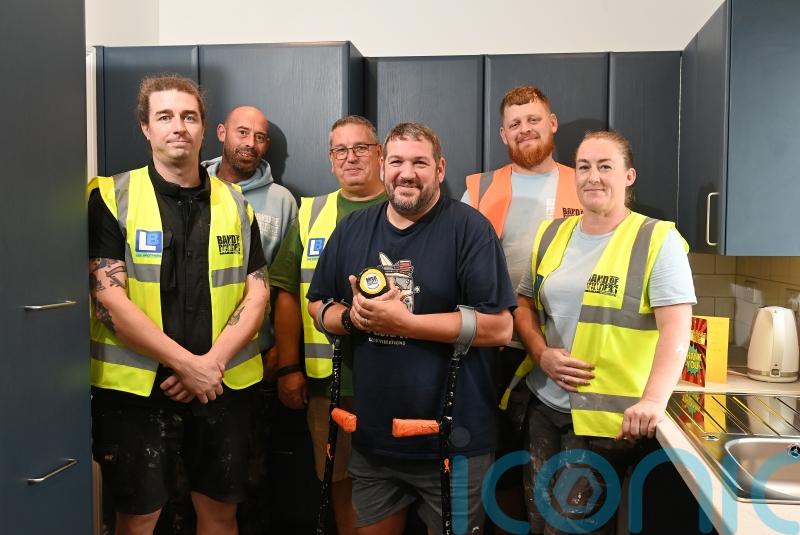 Builder with MS can cook for family again thanks to kind-hearted tradespeople