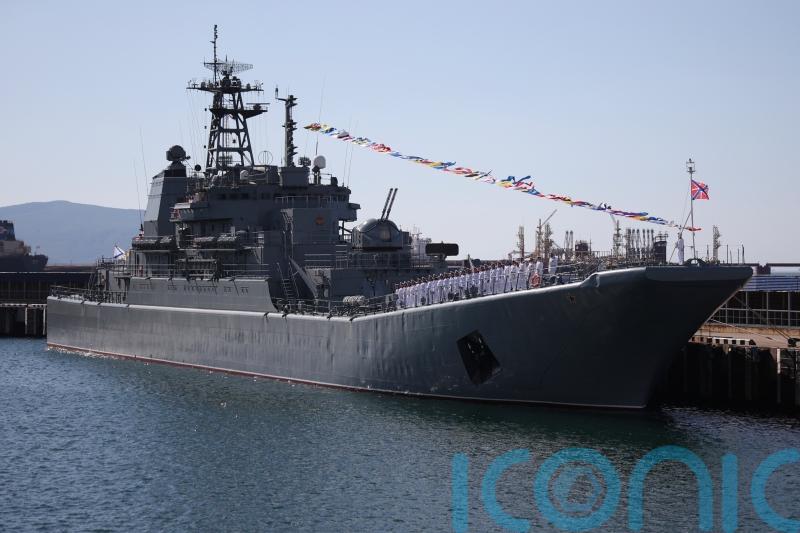 Drones hit naval ship in Russian port, says Ukrainian official
