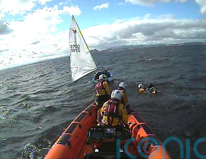 Lifeboat crews rescue man ‘clinging to concrete pillar’ in Firth of Forth