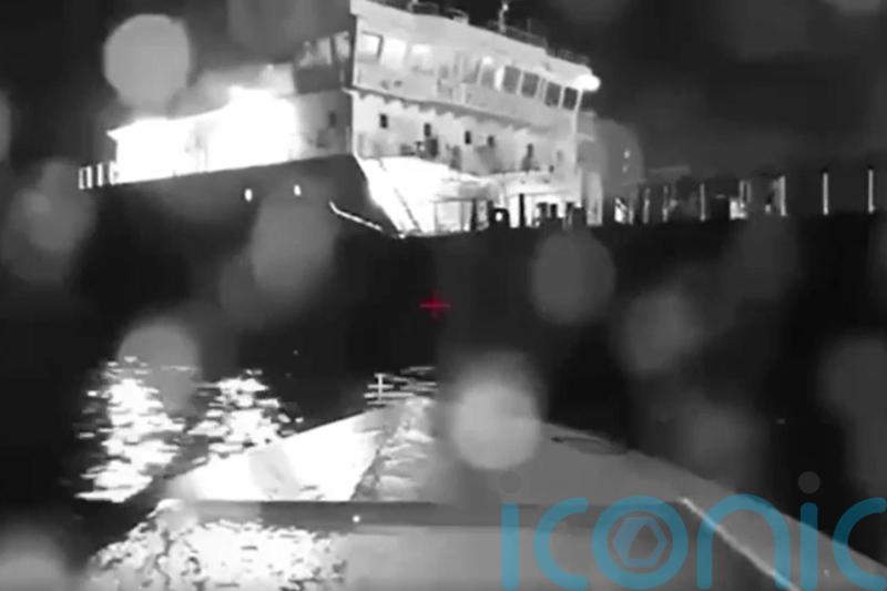 Ukrainian drones hit Russian tanker transporting fuel near Crimea