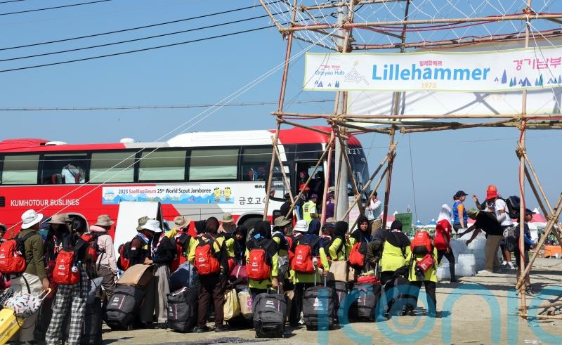 Tens of thousands of Scouts evacuated as typhoon approaches South Korea