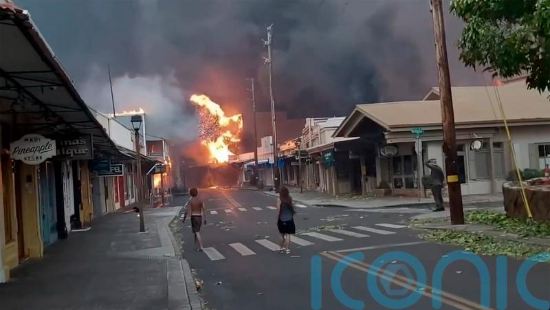 People in Hawaii flee into ocean to escape wildfire destroying Maui tourist town