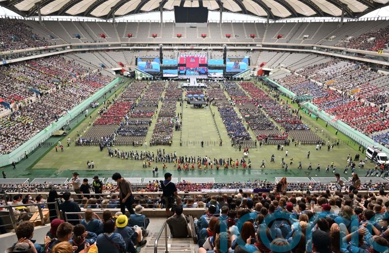 UK Scouts attend closing ceremony after trouble-plagued world jamboree