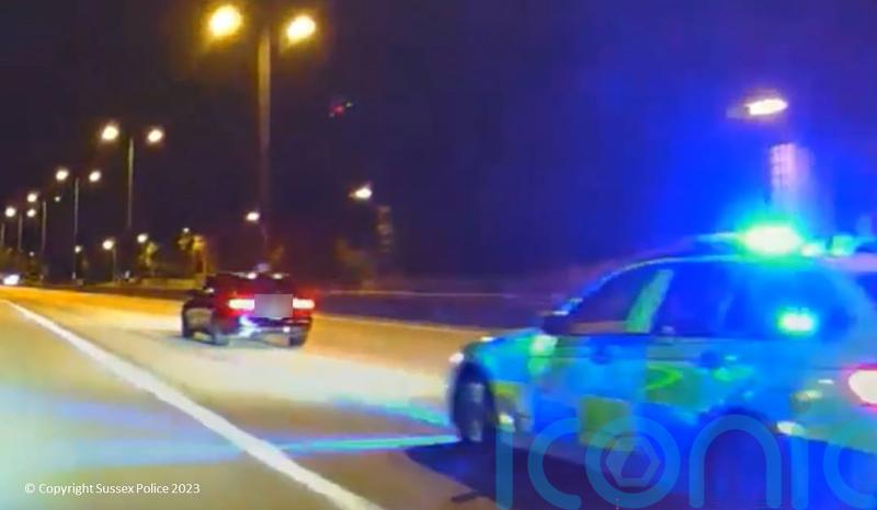 Man drove in stolen taxi at speeds in excess of 130mph from Gatwick to Walsall