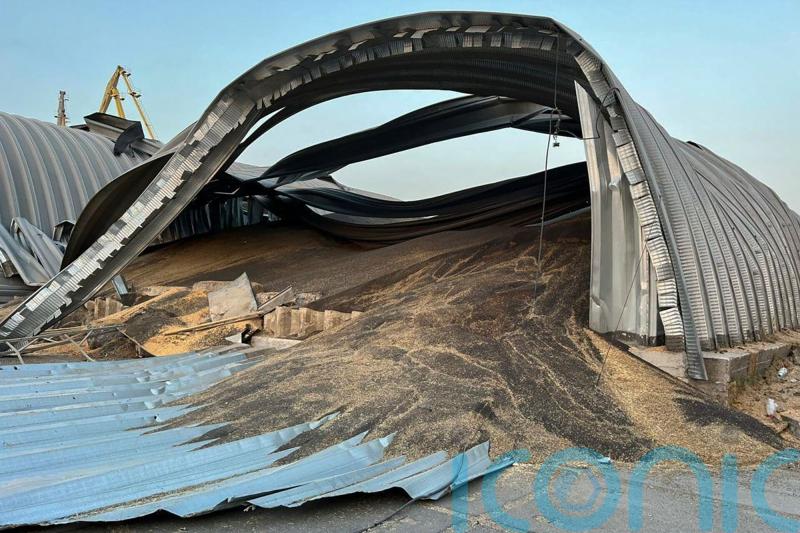 Russia hits Ukrainian grain depots as foreign ship attempts Black Sea corridor