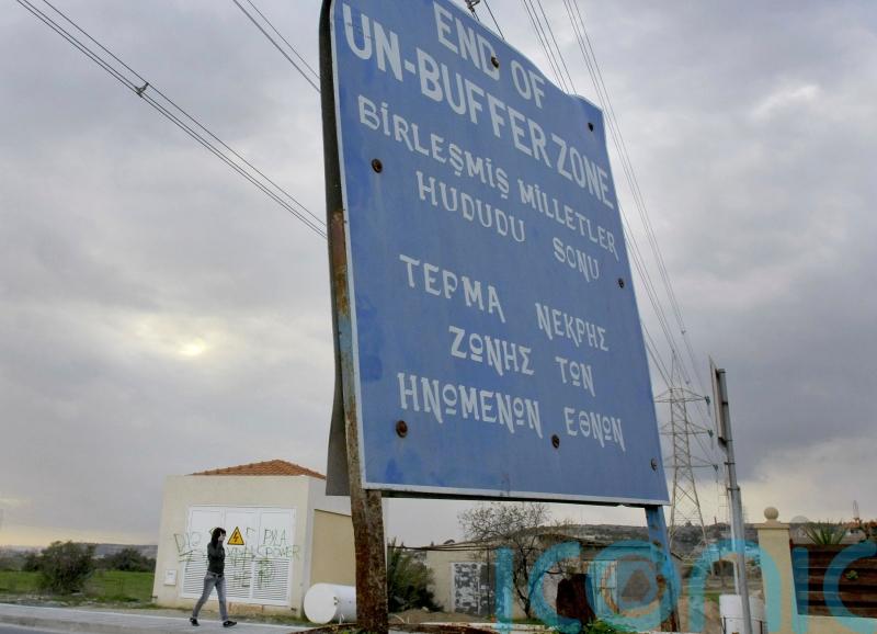 UN peacekeepers trying to halt road work inside Cyprus’ buffer zone attacked