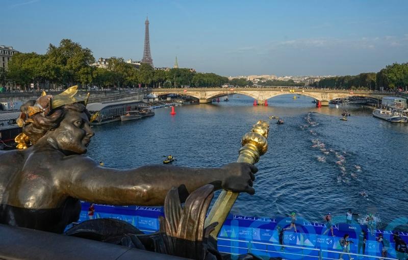 Water quality concerns halt Paris Olympics swimming test in the Seine