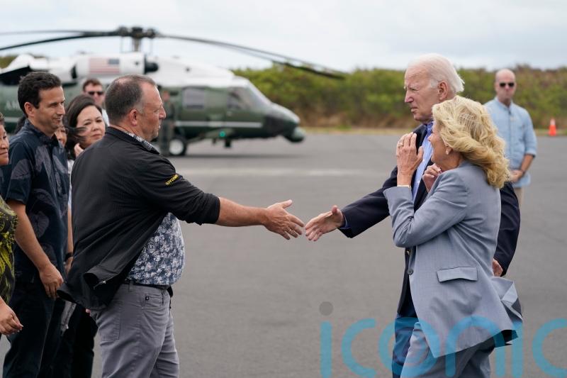 Biden arrives in Maui to comfort wildfire survivors and emergency workers