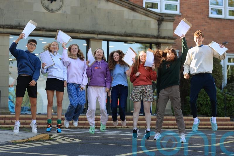 NI students celebrate GCSE results despite uncertainty around grade levels