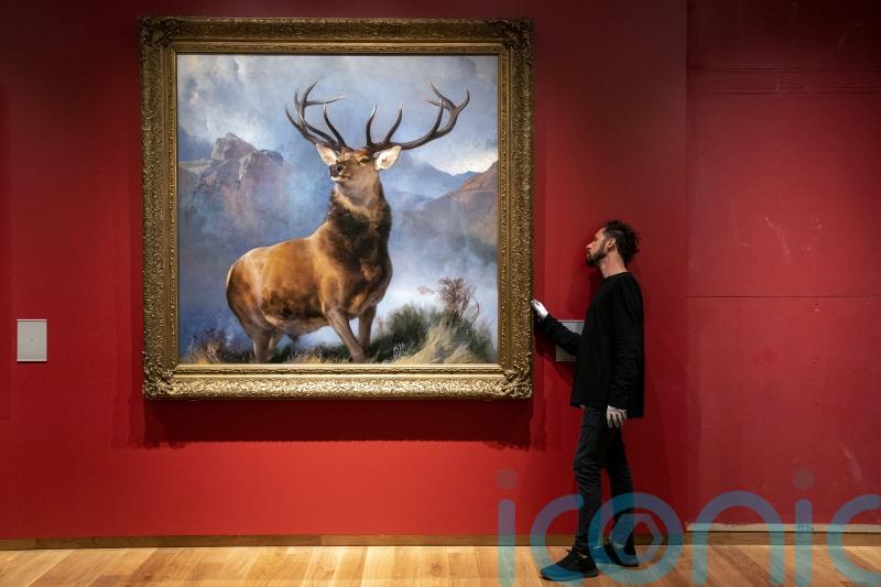 Monarch of the Glen painting moved to new spot in gallery ahead of opening