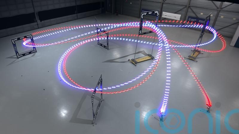 AI system beats trio of human champions at drone racing