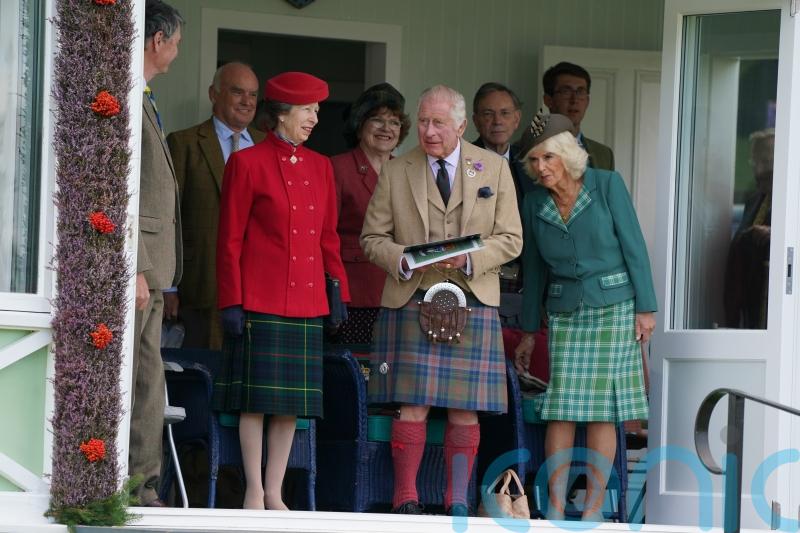 Charles and Camilla join the Highland crowds at annual Braemar Gathering
